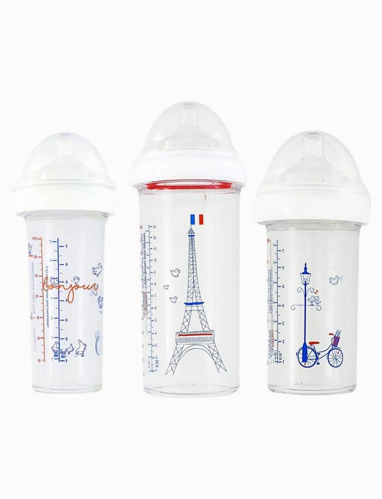 商品INES DE LA FRESSANGE|Set 3 French Ines Feeding Bottles,价格¥356,第1张图片