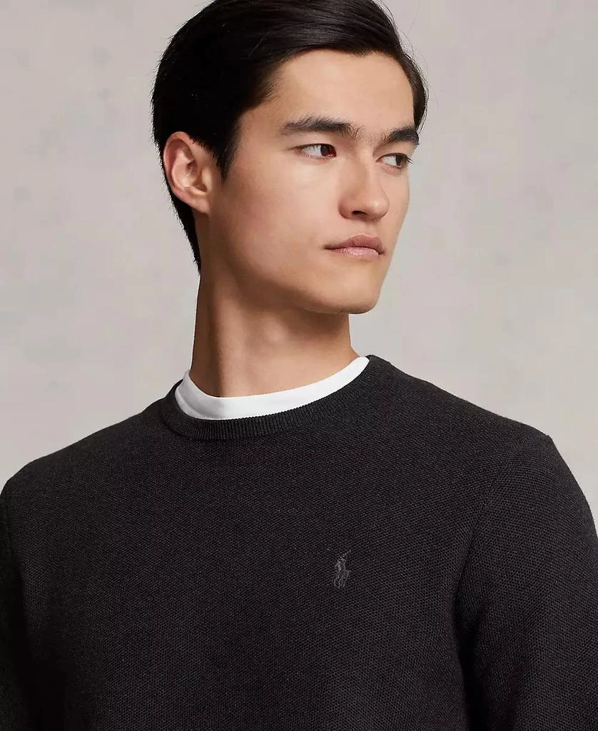 商品Ralph Lauren|Men's Textured Cotton Crewneck Sweater,价格¥949,第4张图片详细描述