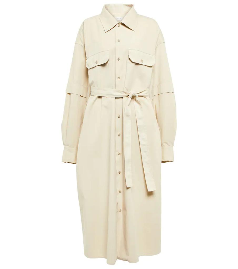 商品Lemaire|大廓形棉质斜纹布中长连衣裙,价格¥5525,第1张图片