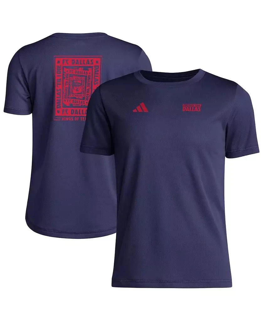 商品Adidas|Big Boys and Girls Navy FC Dallas Local Wrap T-Shirt,价格¥260,第1张图片