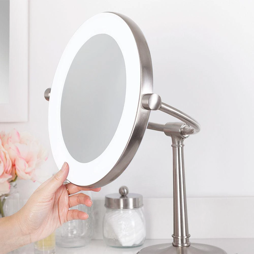 Lexington Customizable Sunlight LED Lighted Vanity Mirror, 10X/1X Magnification 商品