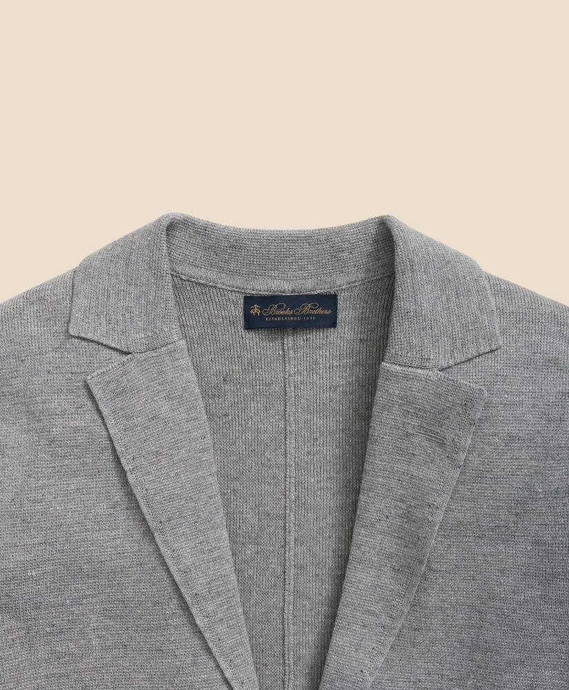 商品Brooks Brothers|Sweater Blazer In Linen-Cotton Blend,价格¥1285,第2张图片详细描述