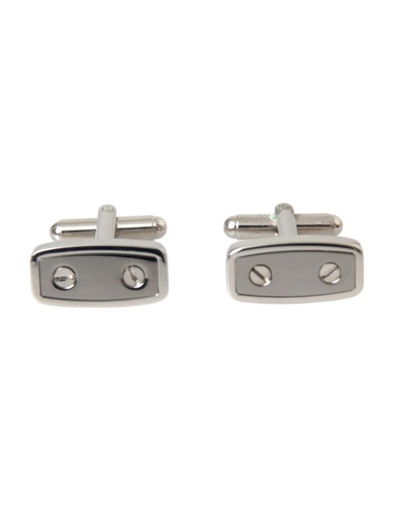 商品Dolce & Gabbana|Dolce & Gabbana Silver Plated Metal Brass Pin Men Cufflinks,价格¥1370,第1张图片详细描述