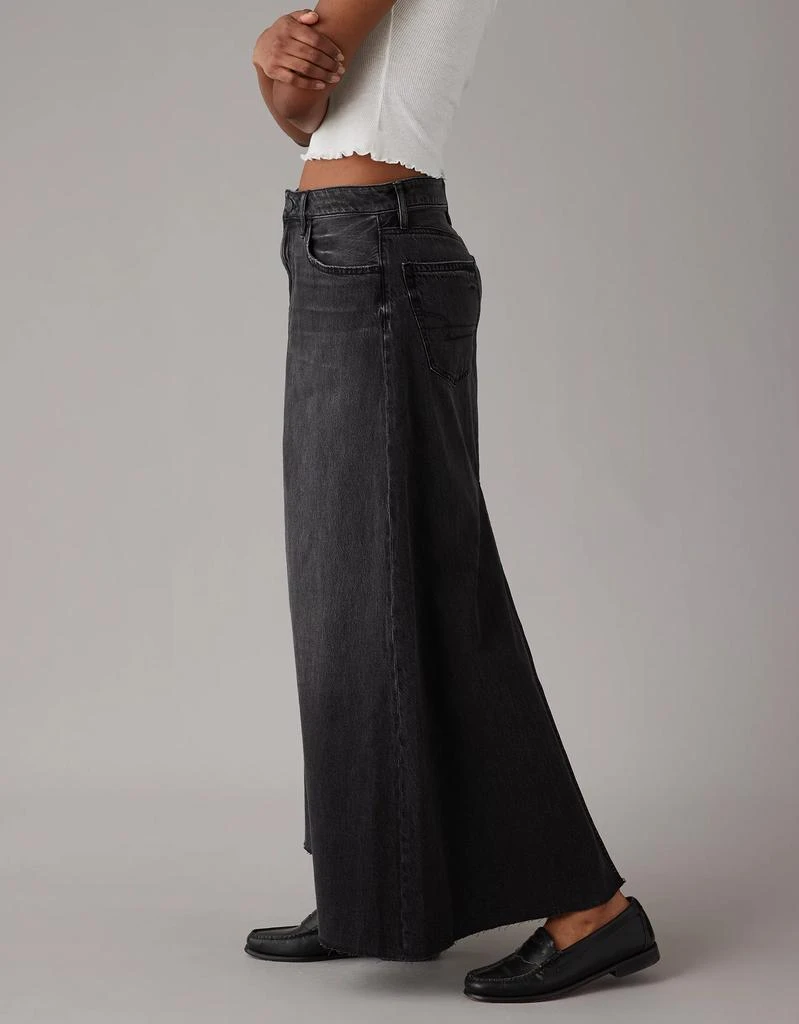 商品AE|AE To The Floor Denim Maxi Skirt,价格¥266,第5张图片详细描述