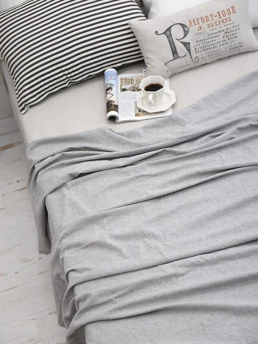 商品BELLELIFE|Gray Washing Linen Cotton Summer Comforter 2 Size,价格¥1303,第1张图片