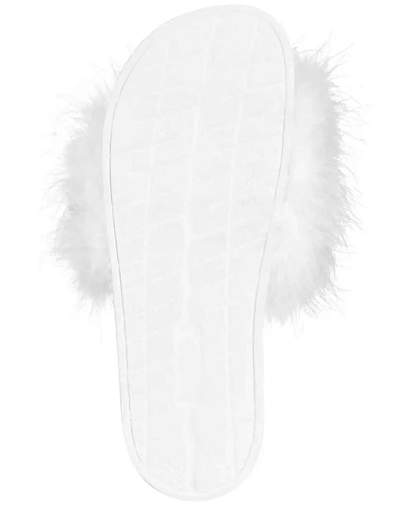 商品INC International|Women's Marabou Pool Slides, Created for Macy's,价格¥262,第3张图片详细描述