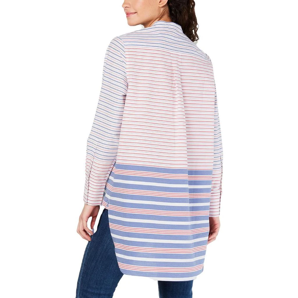 商品Tommy Hilfiger|Tommy Hilfiger Womens Striped Colorblock Tunic Top,价格¥208,第2张图片详细描述