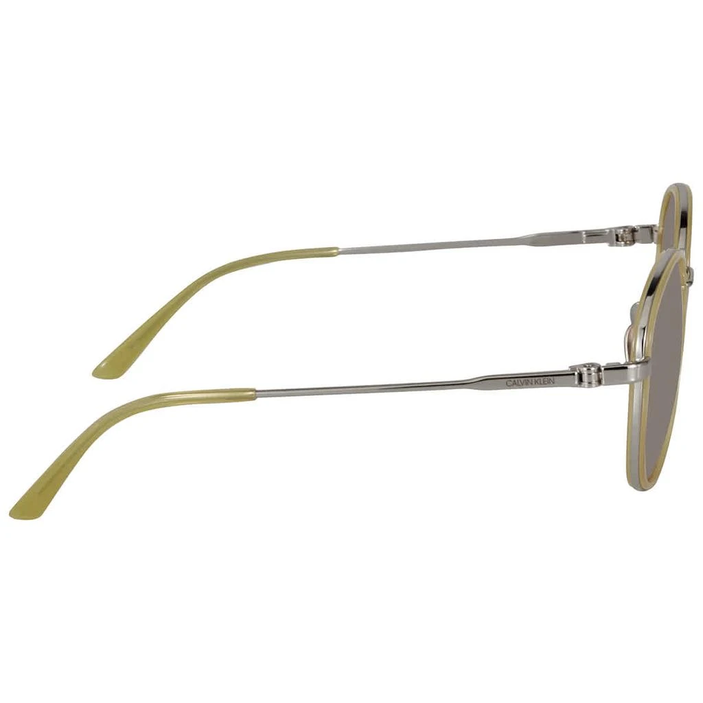 商品Calvin Klein|Calvin Klein Orange Round Unisex Sunglasses CK18101S 870 52,价格¥449,第3张图片详细描述