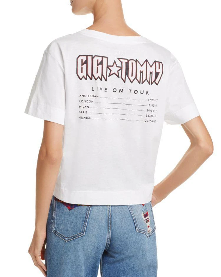 商品TOMMYXGIGI|Rock Tour Cropped Tee,价格¥309,第2张图片详细描述