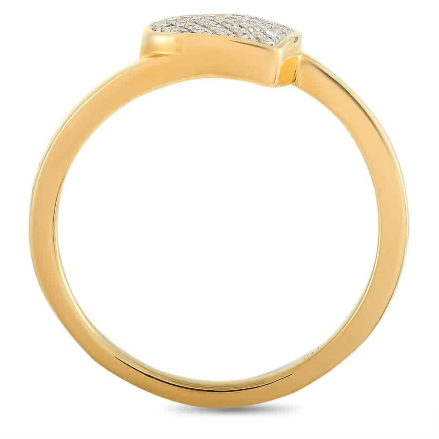 商品LB Exclusive|14K Yellow Gold 0.09 ct Diamond Heart Ring,价格¥2455,第2张图片详细描述