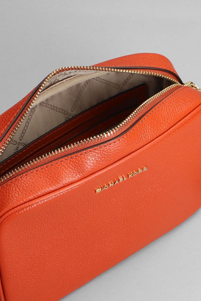 MICHAEL Michael Kors Ginny Shoulder Bag In Orange Leather商品第4张图片规格展示