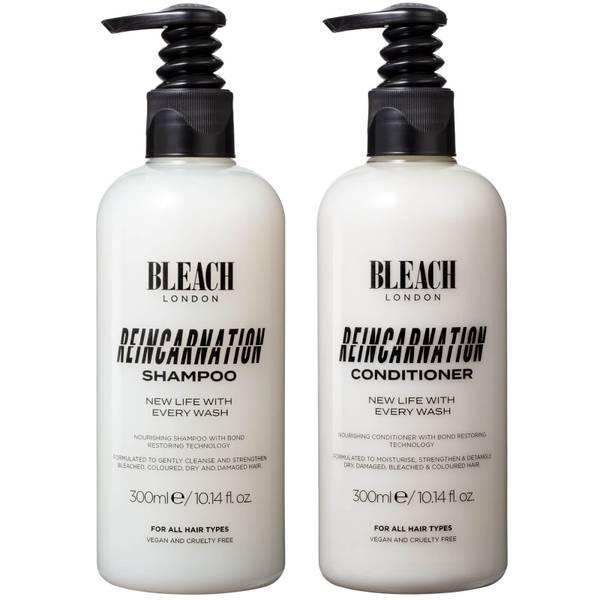 商品BLEACH LONDON|Bleach Reincarnation Shampoo and Conditioner 300ml Bundle,价格¥248,第1张图片