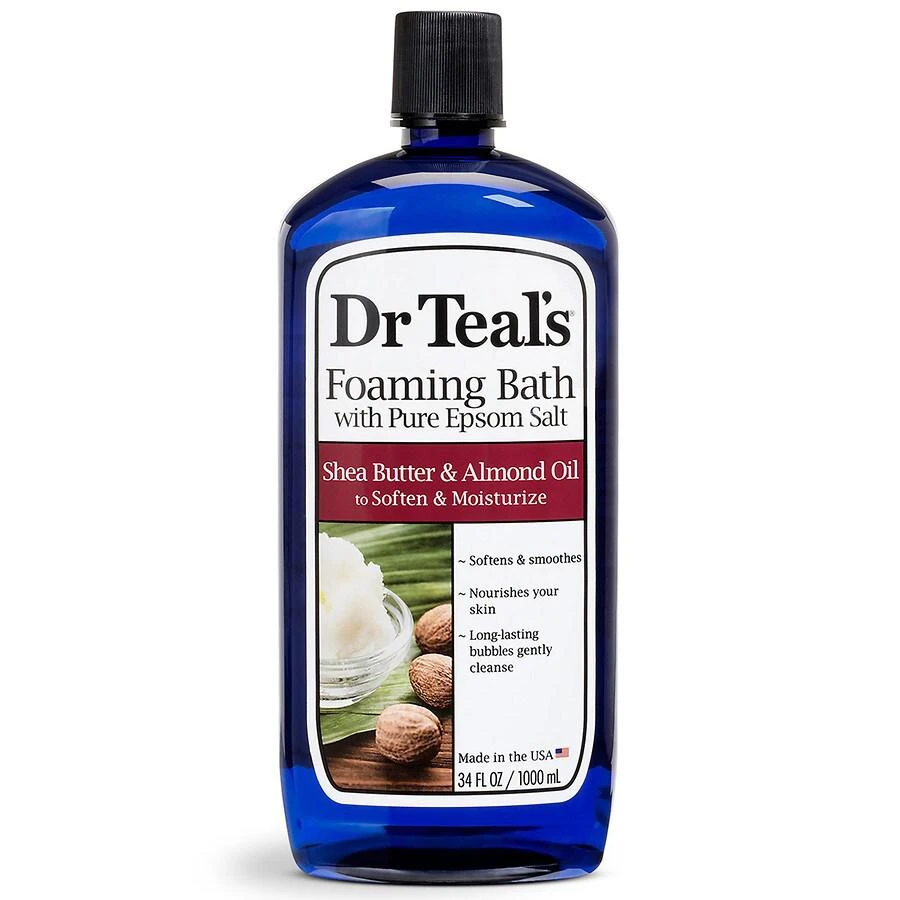 商品Dr. Teal's|Foaming Bath Shea Butter & Almond Oil,价格¥54,第1张图片