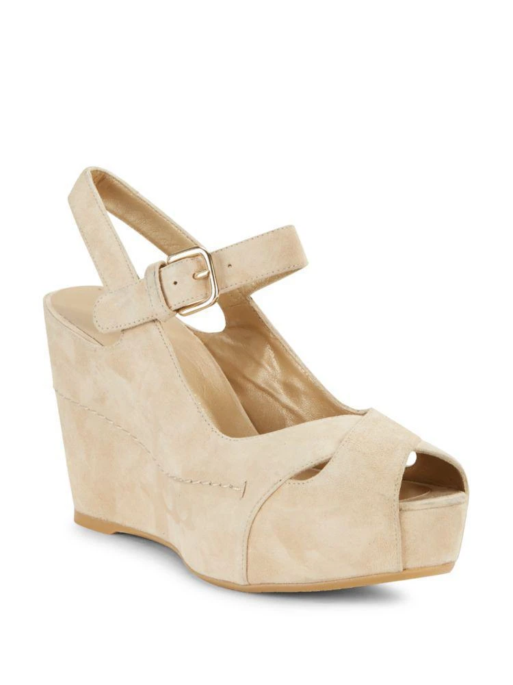Carefree Suede Wedge Sandals 商品