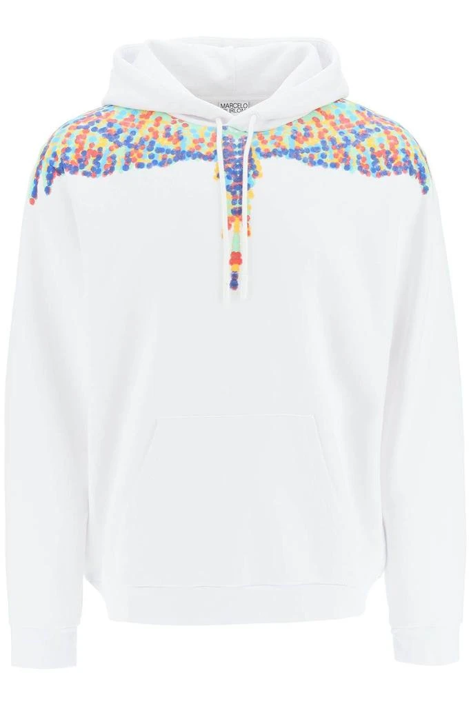 商品Marcelo Burlon|POINTILISM WINGS HOODIE,价格¥1321,第1张图片