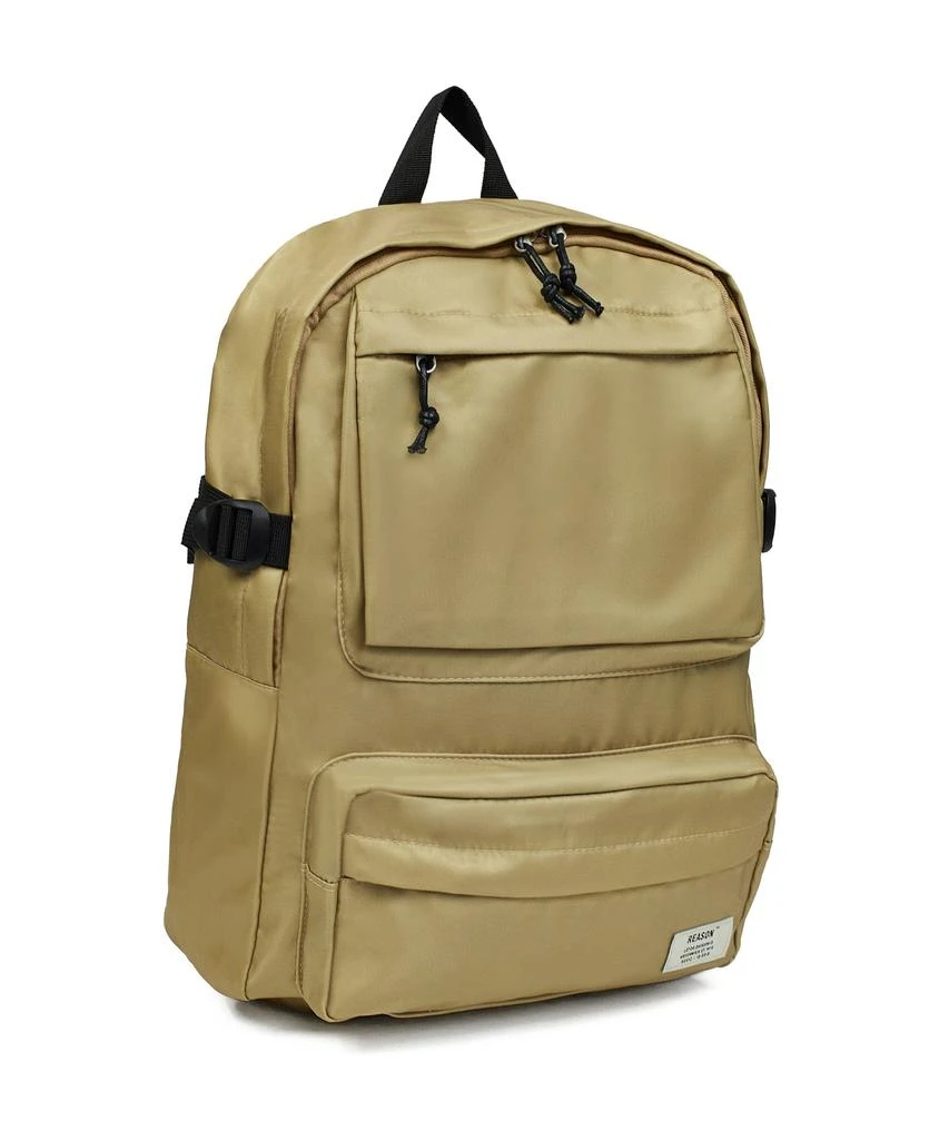 商品Reason Clothing|Multi Pocket Cargo Backpack - Khaki,价格¥75,第1张图片