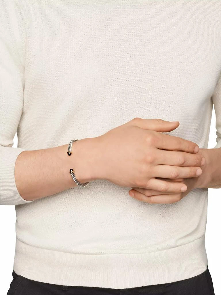 商品David Yurman|Cable Cuff Bracelet in Sterling Silver,价格¥4871,第2张图片详细描述