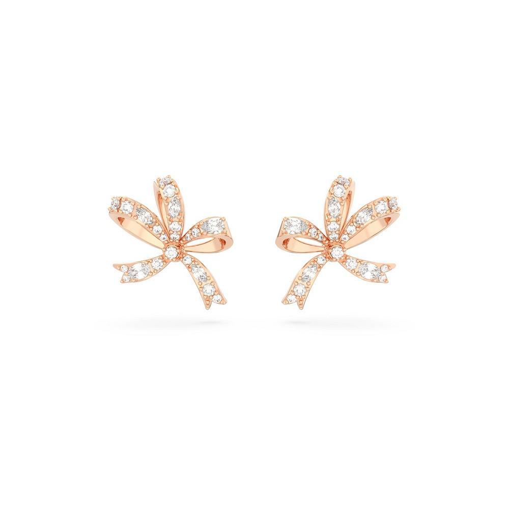 商品Swarovski|Crystal Bow Small Volta Stud Earrings,价格¥1038,第1张图片