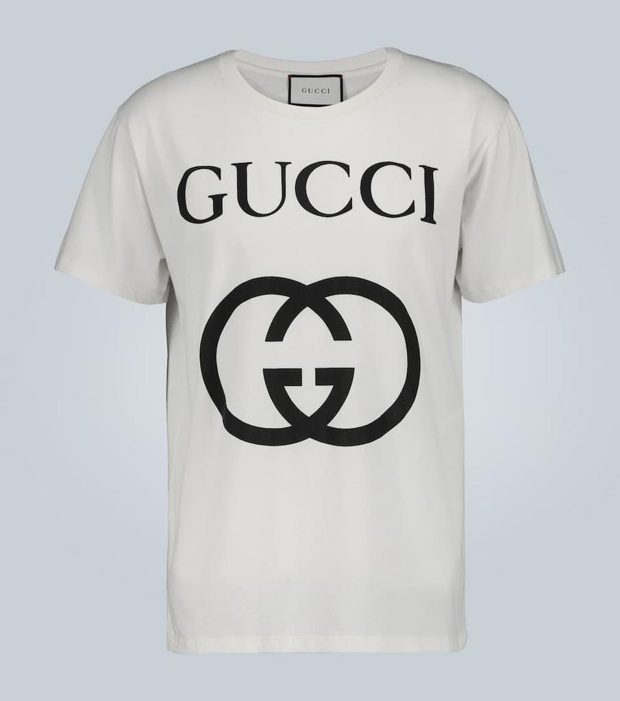 Oversized cotton T-shirt with GG商品第1张图片规格展示