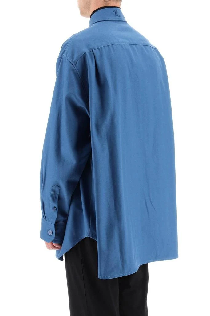 商品RAF SIMONS|OVERSIZED DENIM SHIRT WITH LOGO PATCH,价格¥2887,第4张图片详细描述