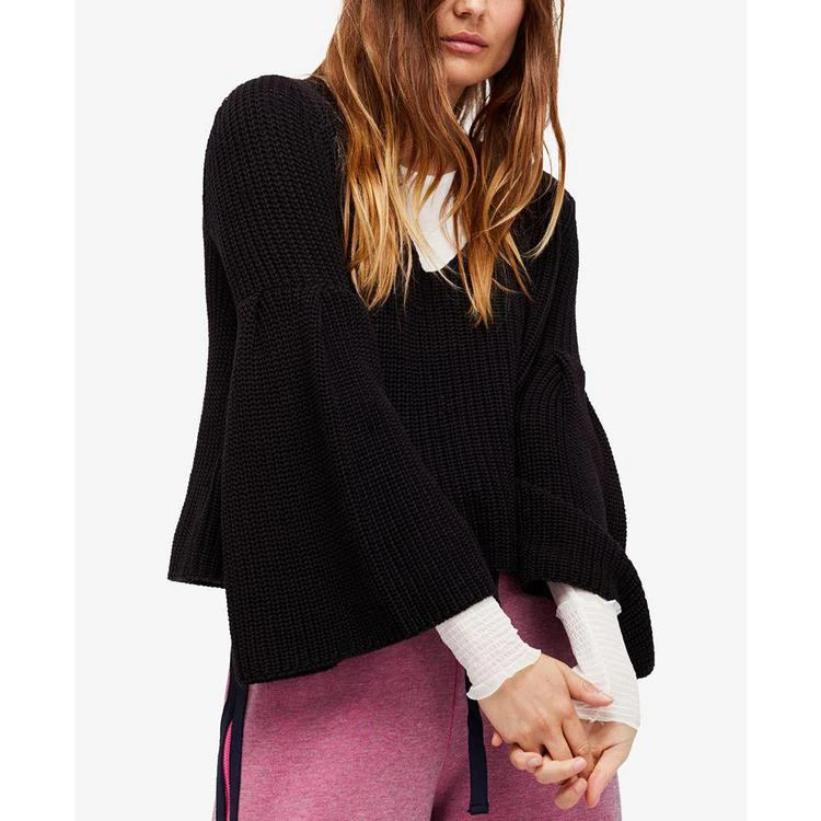 商品Free People|Damsel Cotton Flare-Sleeve Sweater,价格¥292,第1张图片