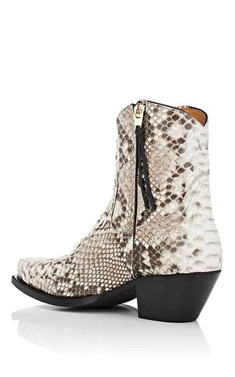 商品R13|Snakeskin Cowboy Boots,价格¥11039,第3张图片详细描述
