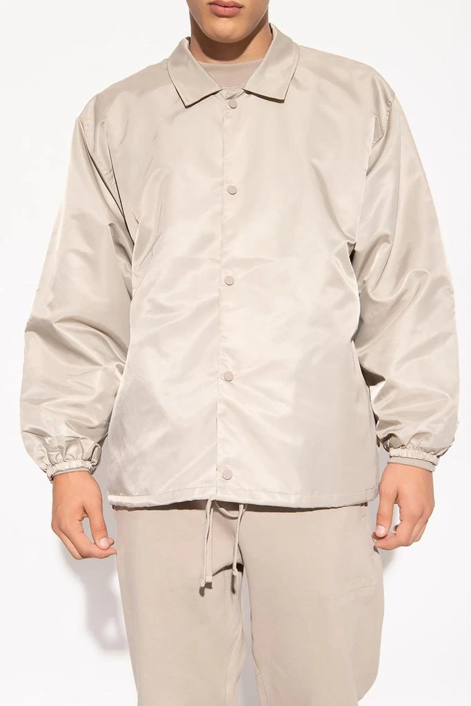 商品Essentials|Fear Of God Essentials Logo Patch Drawstring Hem Jacket,价格¥1199,第2张图片详细描述