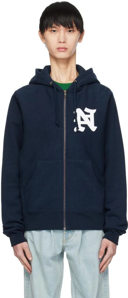 商品Noah|Navy Split Hoodie,价格¥894,第1张图片