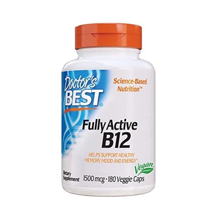 商品Doctors Best Vitamins|Doctors Best Fully Active B12 1500 mcg Veggie Capsules, 60 Ea,价格¥41,第1张图片