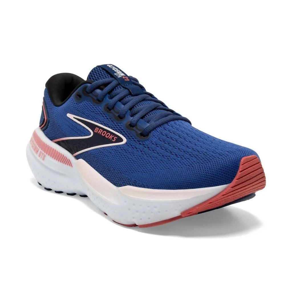 商品Brooks|Women's Glycerin Gts 21 Running Shoes In Blue/icy Pink/rose,价格¥1167,第2张图片详细描述
