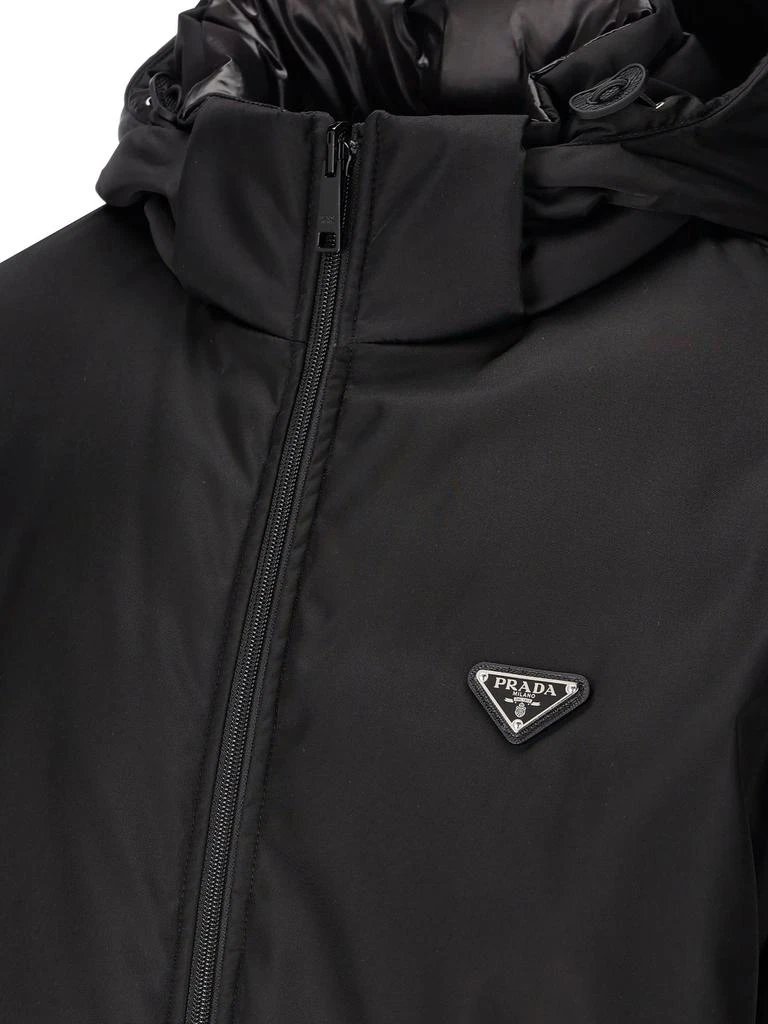 商品Prada|Prada Reversible Zip-Up Hooded Jacket,价格¥18215,第5张图片详细描述