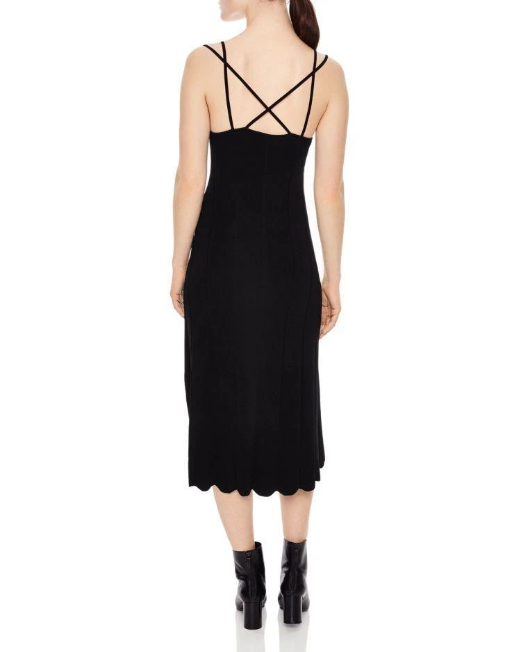 商品Sandro|Sandro Bluan Knit Midi Dress,价格¥1216,第2张图片详细描述