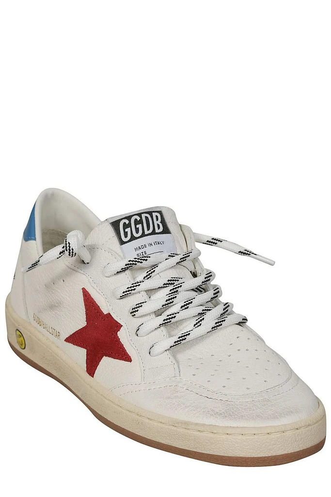 商品Golden Goose|Golden Goose Kids Ball Star-Patch Lace-Up Sneakers,价格¥1013,第2张图片详细描述