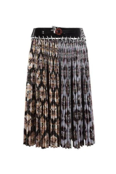 商品CHOPOVA LOWENA|Chopova Lowena Carabiner Belt Detailed Skirt,价格¥6536,第1张图片