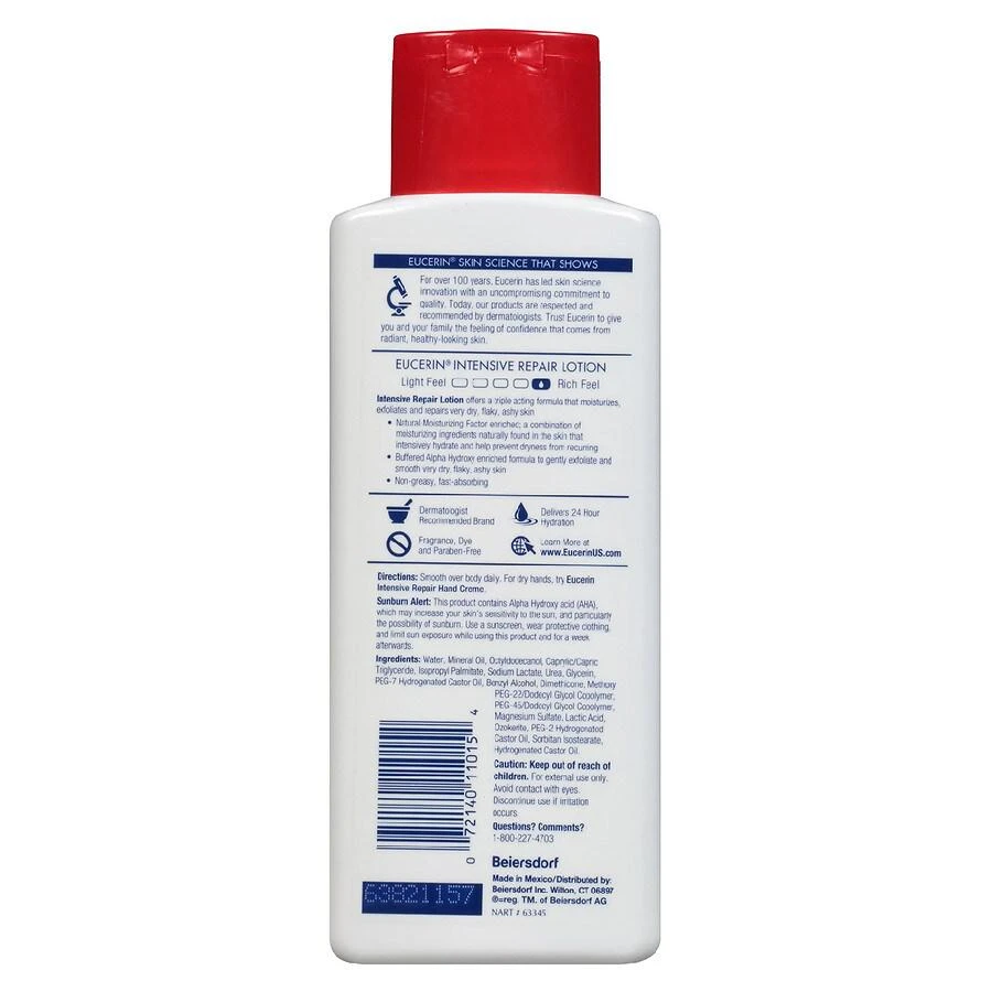 商品Eucerin|Intensive Repair Lotion,价格¥86,第2张图片详细描述