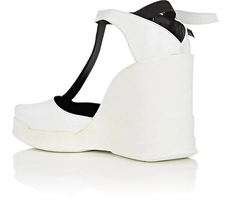 商品Prada|Spazzolato Leather Wedge Mary Janes,价格¥1935,第3张图片详细描述