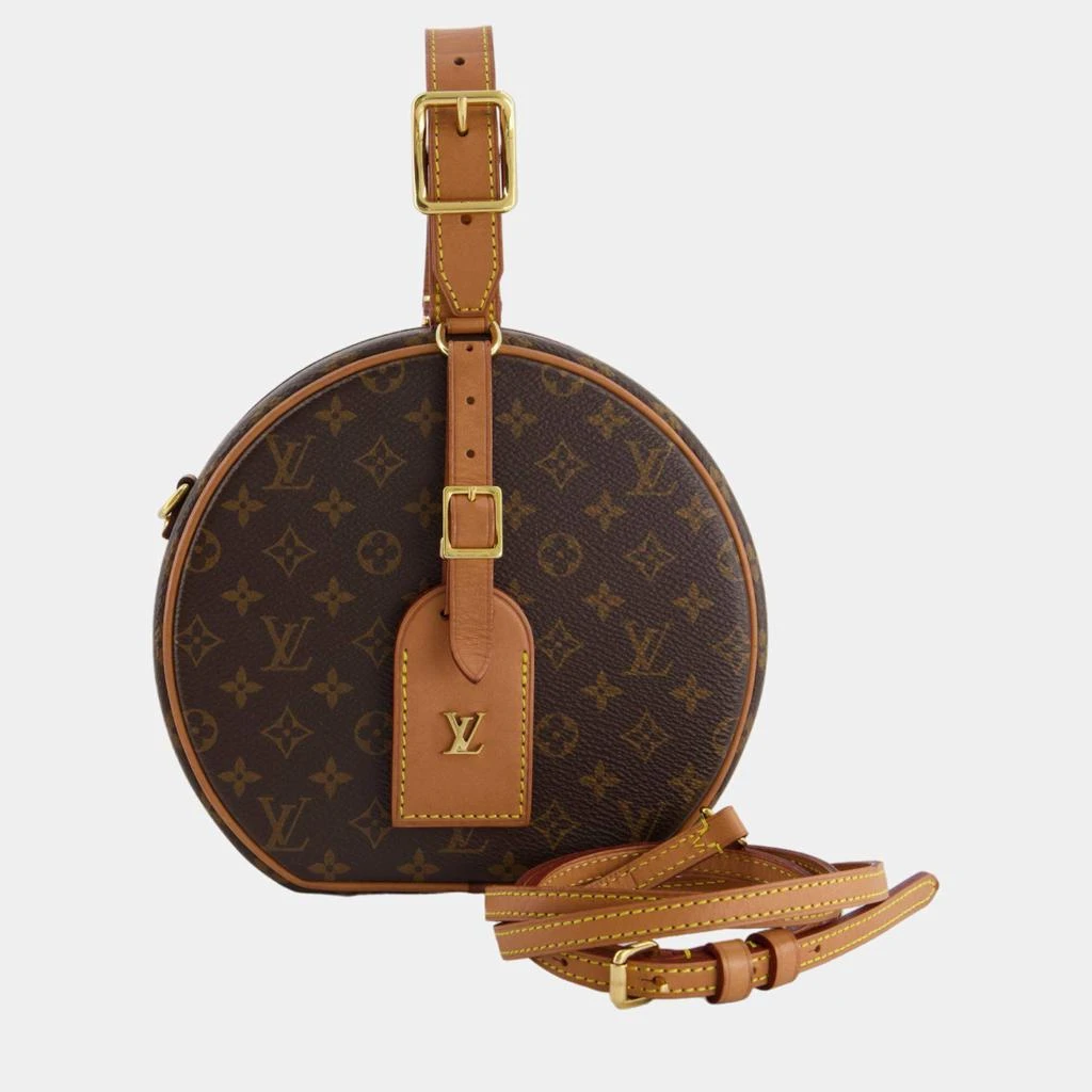 Louis Vuitton Monogram Canvas Petite Boite Chapeau Cross-Body Bag with Gold Hardware 商品