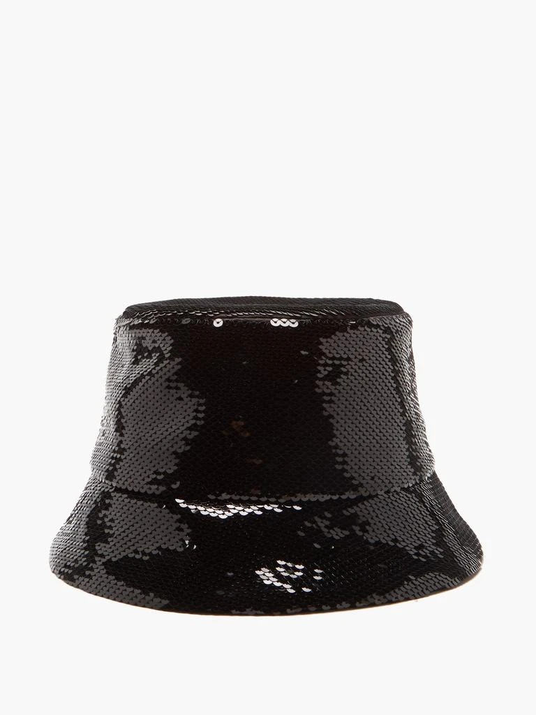 商品Prada|Logo sequinned bucket hat,价格¥4202,第3张图片详细描述