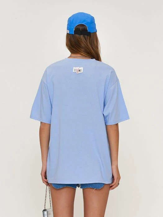 商品NORNOT|Regular Fit Dopamine T-Shirt Blue,价格¥797,第4张图片详细描述