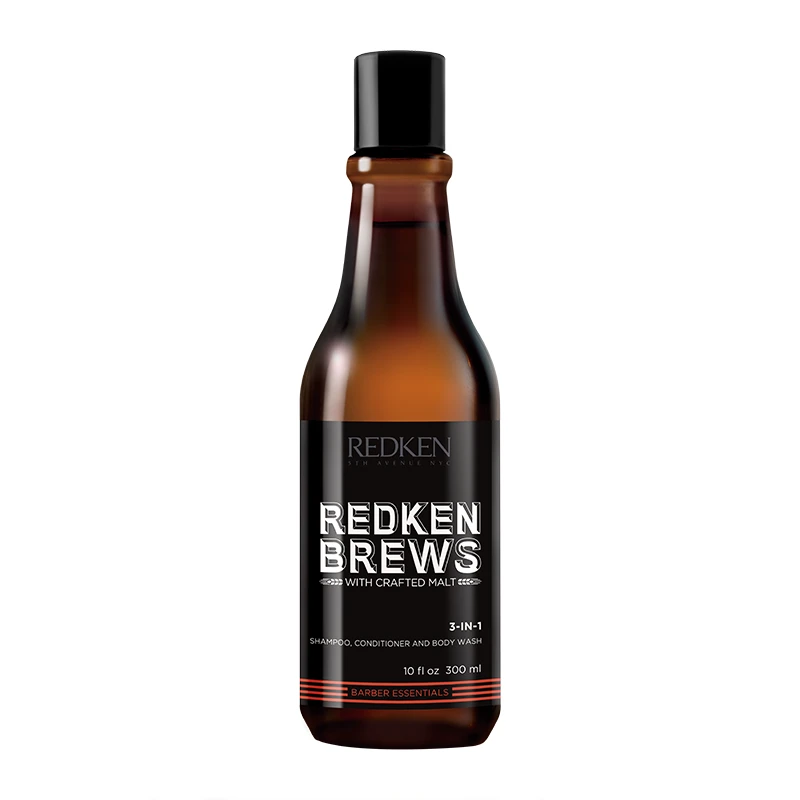 商品Redken|Redken 列德肯 男士酿造系列洗发护发沐浴三合一 300ml,价格¥188,第1张图片