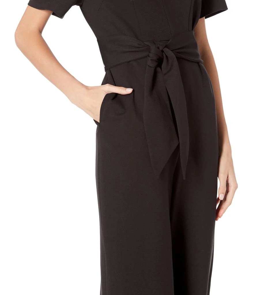 商品Kate Spade|Notched Neck Ponte Jumpsuit,价格¥2088,第3张图片详细描述