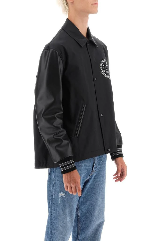 商品Valentino|Valentino garavani varsity jacket with leather sleeves,价格¥20636,第2张图片详细描述