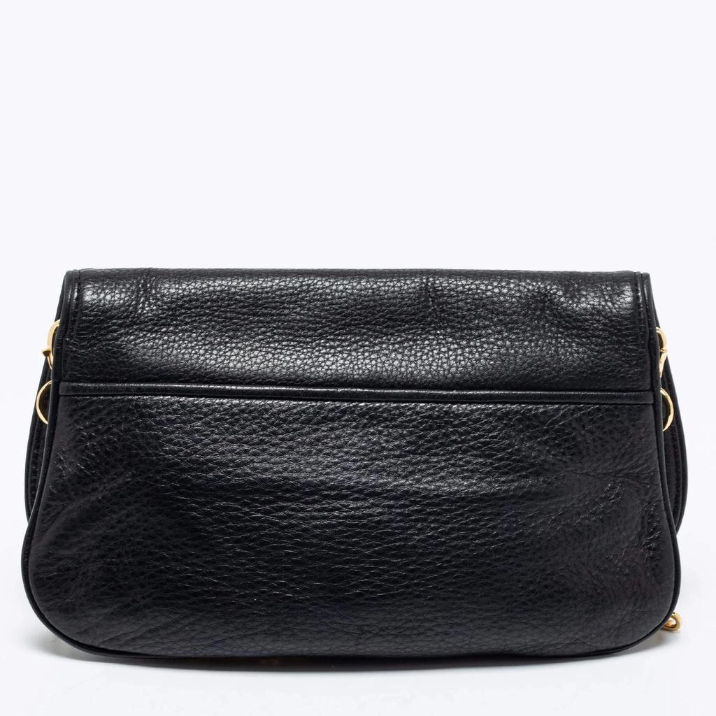 商品[二手商品] Tory Burch|Tory Burch Black Leather Raphael Logo Crossbody Bag,价格¥1096,第4张图片详细描述