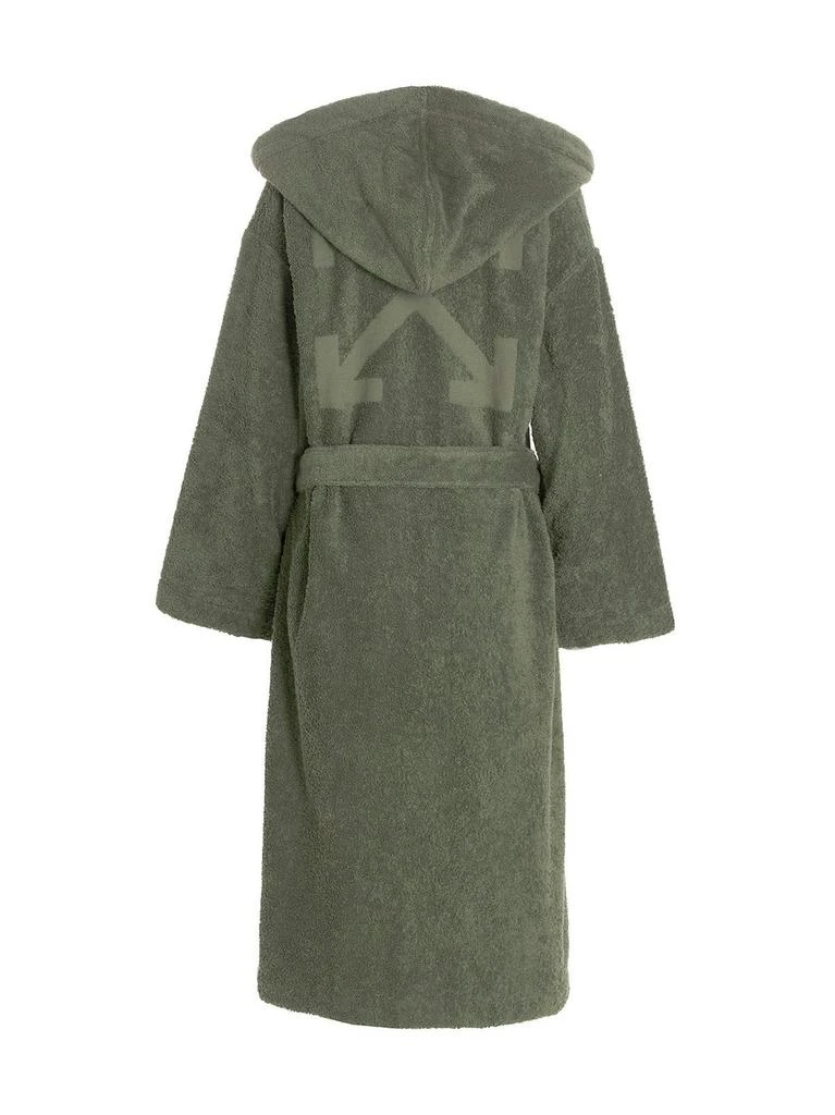 商品Off-White|Off-White Belted Long-Sleeved Bathrobe,价格¥2607,第2张图片详细描述