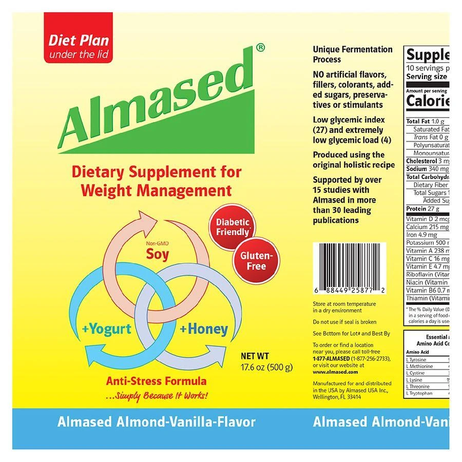 商品Almased|Low-Glycemic High-Protein Diet and Meal Replacement Plan,价格¥291,第4张图片详细描述