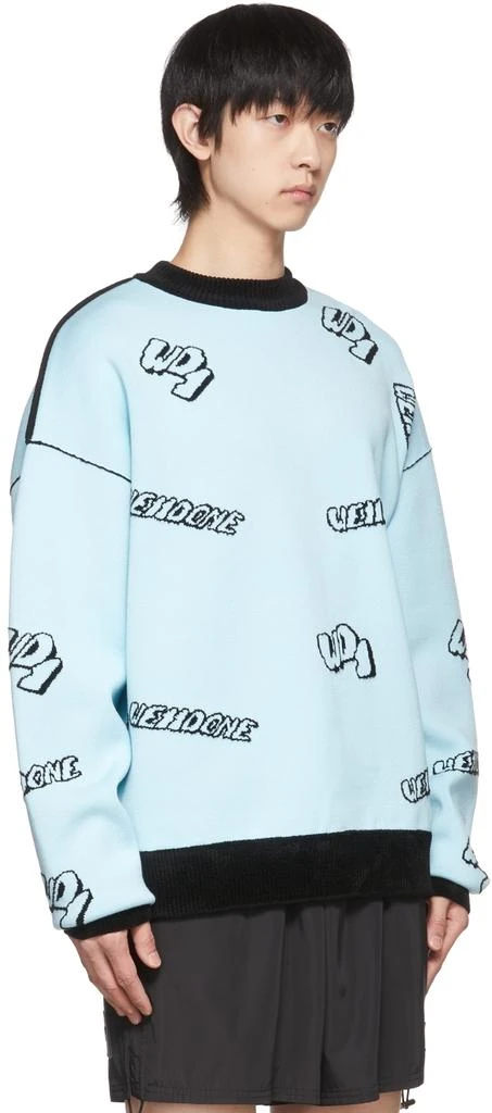 商品We11done|Blue & Black Reversible Sweater,价格¥3286,第2张图片详细描述