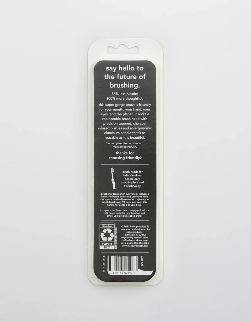 商品Aerie|Hello Replaceable Head Toothbrush,价格¥39,第1张图片