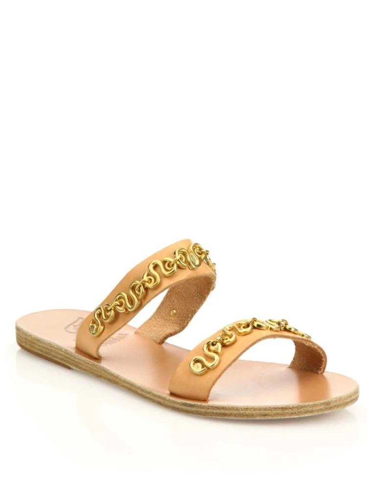 商品ANCIENT GREEK SANDALS|Poulia Vachetta Leather Slides,价格¥676,第1张图片