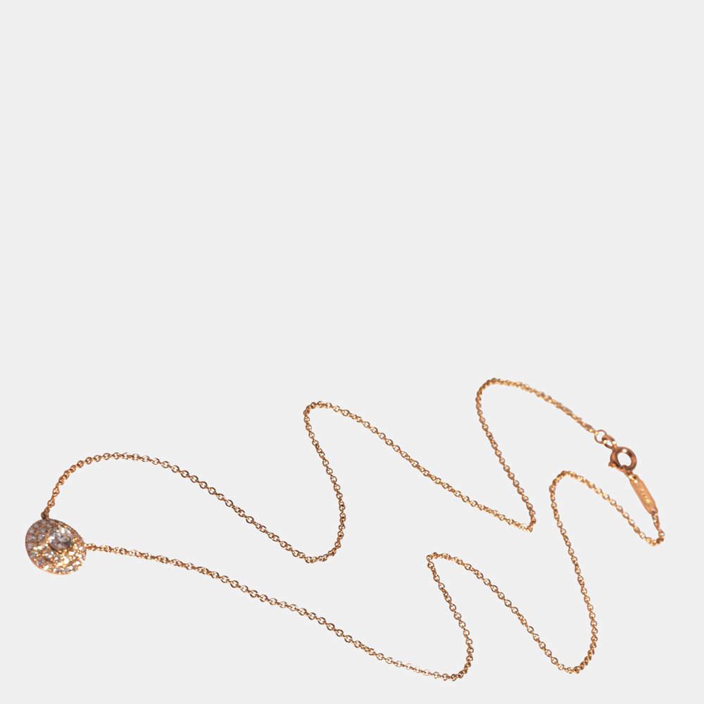 Tiffany & Co. Soleste 18K Rose Gold Diamond Necklace商品第2张图片规格展示