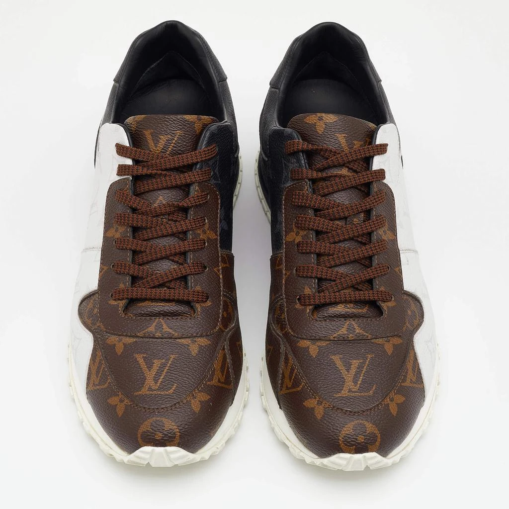 商品[二手商品] Louis Vuitton|Louis Vuitton Tri-Color Monogram Canvas Run Away Low Top Sneakers Size 40.5,价格¥5612,第3张图片详细描述